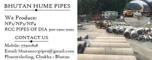 Hume pipes bhutan